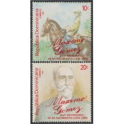 Rep. Dominicana 945/46 1984 Máximo Gómez MNH Rep. Dominicana 945/46 1984 Máximo Gómez MNH