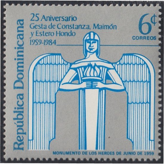 Rep. Dominicana 925 1984 Monumento de los héroes de junio 1959 MNH Rep. Dominicana 925 1984 Monumento de los héroes de junio 1959 MNH