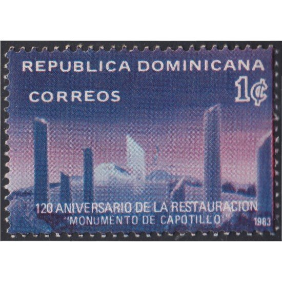Rep. Dominicana 917 1983 Restauración Monumento del Capotillo MNH Rep. Dominicana 917 1983 Restauración Monumento del Capotillo MNH