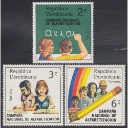 Rep. Dominicana 900/02 1983 Campaña Nacional de alfabetización MNH Rep. Dominicana 900/02 1983 Campaña Nacional de alfabetización MNH