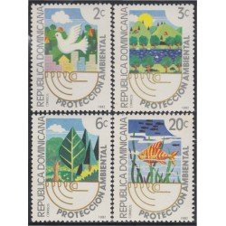 Rep. Dominicana 895/98 1982 Protección ambiental MNH Rep. Dominicana 895/98 1982 Protección ambiental MNH