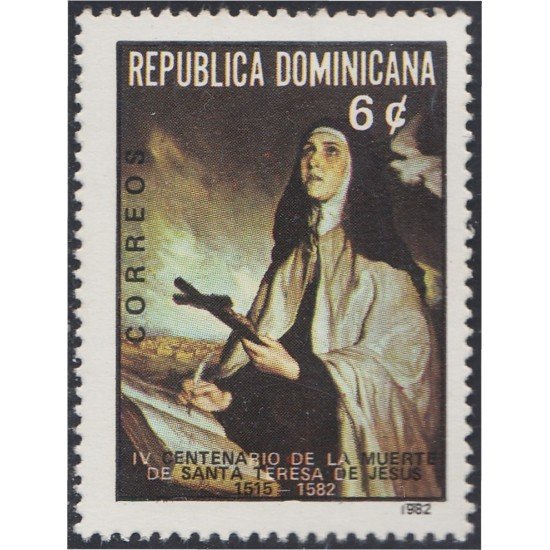 Rep. Dominicana 894 1982 Santa Teresa de Jesús MNH Rep. Dominicana 894 1982 Santa Teresa de Jesús MNH