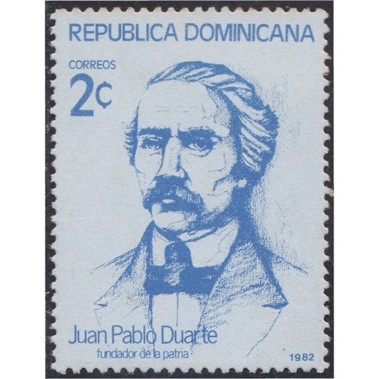 Rep. Dominicana 878 1982 Juan Pablo Duarte MNH Rep. Dominicana 878 1982 Juan Pablo Duarte MNH