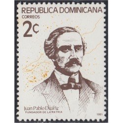 Rep. Dominicana 865 1981 Juan Pablo Duarte MNH Rep. Dominicana 865 1981 Juan Pablo Duarte MNH