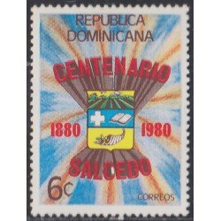 Rep. Dominicana 864 1980 Centenario de Salcedo Escudo MNH Rep. Dominicana 864 1980 Centenario de Salcedo Escudo MNH