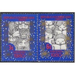 Rep. Dominicana 862/63 1980 Navidad Christmas MNH Rep. Dominicana 862/63 1980 Navidad Christmas MNH