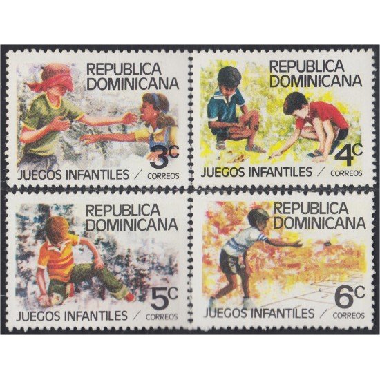 Rep. Dominicana 855/58 1980 Juegos infantiles MNH Rep. Dominicana 855/58 1980 Juegos infantiles MNH