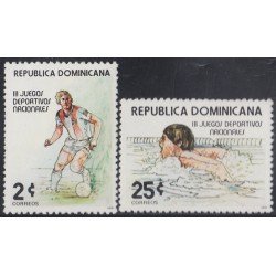 Rep. Dominicana 842/43 1979 III Juegos deportivos nacionales MNH Rep. Dominicana 842/43 1979 III Juegos deportivos nacionales MNH
