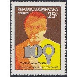 Rep. Dominicana 839 1979 Alva Edison MNH Rep. Dominicana 839 1979 Alva Edison MNH