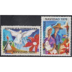 Rep. Dominicana 829/30 1978 Navidad Christmas MNH Rep. Dominicana 829/30 1978 Navidad Christmas MNH