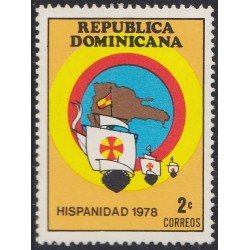 Rep. Dominicana 828 1978 Hispanidad MNH Rep. Dominicana 828 1978 Hispanidad MNH