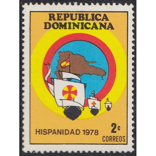 Rep. Dominicana 828 1978 Hispanidad MNH Rep. Dominicana 828 1978 Hispanidad MNH