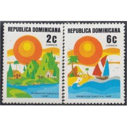Rep. Dominicana 826/27 1978 Promoción turística MNH Rep. Dominicana 826/27 1978 Promoción turística MNH