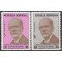 Rep. Dominicana 821/22 1978 Manuel de JS. Troncoso de la Concha MNH