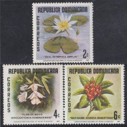 Rep. Dominicana 811/13 1977 Flores Flowers MNH Rep. Dominicana 811/13 1977 Flores Flowers MNH