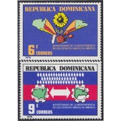 Rep. Dominicana 790/91 1976 V MNH