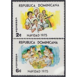 Rep. Dominicana 779/80 1975 Peces Fishes MNH