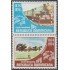 Rep. Dominicana 754/55 1974 Centenario de la UPU MNH