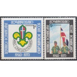 Rep. Dominicana 742/43 1973 50 Aniversario Scout Dominicano MNH Rep. Dominicana 742/43 1973 50 Aniversario Scout Dominicano MNH