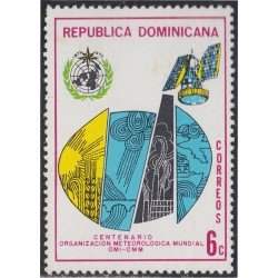 Rep. Dominicana 735 1973 Centenario de la organización Meteorológica Mundial MNH Rep. Dominicana 735 1973 Centenario de la organización Meteorológica Mundial MNH