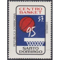 Rep. Dominicana 1181 1995 Centro Basket Santo Domingo MNH Rep. Dominicana 1181 1995 Centro Basket Santo Domingo MNH
