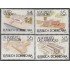 Rep. Dominicana 1177/80 1995 Aeropuertos de Dominicana MNH