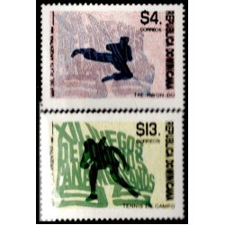 Rep. Dominicana 1168/69 1995 Deportes Tennis de Campo y Tae Kwon Do MNH Rep. Dominicana 1168/69 1995 Deportes Tennis de Campo y Tae Kwon Do MNH