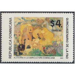 Rep. Dominicana 1167 1995 Alegoría a la Agricultura Dominicana MNH Rep. Dominicana 1167 1995 Alegoría a la Agricultura Dominicana MNH