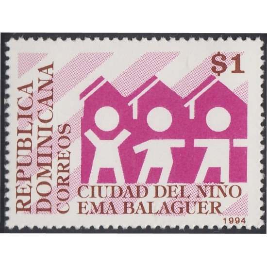 Rep. Dominicana 1151 1994 Ciudad del niño Ema Balaguer MNH Rep. Dominicana 1151 1994 Ciudad del niño Ema Balaguer MNH