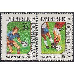 Rep. Dominicana 1149/50 1994 Mundial de Fútbol MNH Rep. Dominicana 1149/50 1994 Mundial de Fútbol MNH