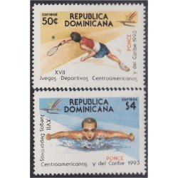 Rep. Dominicana 1122/23 1993 XVII Juegos Centroamericanos y del Caribe MNH Rep. Dominicana 1122/23 1993 XVII Juegos Centroamericanos y del Caribe MNH