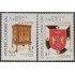 Rep. Dominicana 1120/21 1993 Primacias de América en la Española Cátedra Escudo MNH