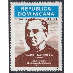 Rep. Dominicana 1090 1992 Valentín Salinero S.J MNH Rep. Dominicana 1090 1992 Valentín Salinero S.J MNH