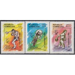 Rep. Dominicana 1085/87 1991 XI Juegos DeportivosPanamericanos MNH Rep. Dominicana 1085/87 1991 XI Juegos DeportivosPanamericanos MNH