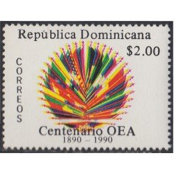 Rep. Dominicana 1084 1990 Centenario de la OEA MNH Rep. Dominicana 1084 1990 Centenario de la OEA MNH