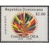 Rep. Dominicana 1084 1990 Centenario de la OEA MNH