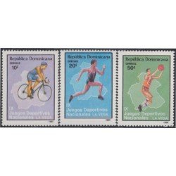Rep. Dominicana 1077/79 1990 IX Juegos Deportivos Nacionales La Vega MNH Rep. Dominicana 1077/79 1990 IX Juegos Deportivos Nacionales La Vega MNH
