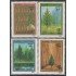 Rep. Dominicana 1067/70 1989 Reforestación Nacional árboles MNH
