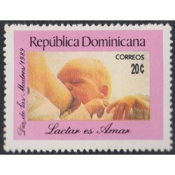 Rep. Dominicana 1056 1989 Día de las Madres MNH Rep. Dominicana 1056 1989 Día de las Madres MNH