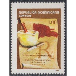Rep. Dominicana 1049 1988 XVI Congreso Centroamericano de Farmacia y Bioquímica MNH Rep. Dominicana 1049 1988 XVI Congreso Centroamericano de Farmacia y Bioquímica MNH