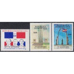 Rep. Dominicana 1046/48 1988 150 Aniversario La Trinitaria MNH Rep. Dominicana 1046/48 1988 150 Aniversario La Trinitaria MNH