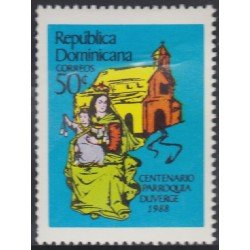 Rep. Dominicana 1039A 1988 Centenario Parroquia Duverge MNH Rep. Dominicana 1039A 1988 Centenario Parroquia Duverge MNH