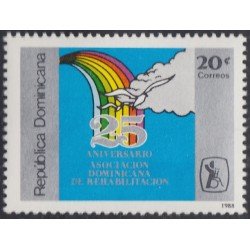 Rep. Dominicana 1037 1988 Asociación Dominicana de Rehabilitación MNH Rep. Dominicana 1037 1988 Asociación Dominicana de Rehabilitación MNH