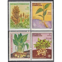 Rep. Dominicana 1010/13 1987 Plantas Medicinales MNH Rep. Dominicana 1010/13 1987 Plantas Medicinales MNH