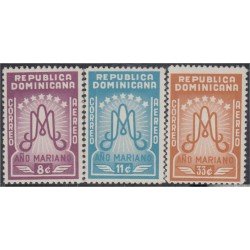 Rep. Dominicana A- 92/94 1954 Año Mariano MNH Rep. Dominicana A- 92/94 1954 Año Mariano MNH