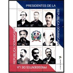 Rep. Dominicana 1594/01 2009 Presidentes de la República de Dominicana MNH Rep. Dominicana 1594/01 2009 Presidentes de la República de Dominicana MNH