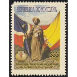 Rep. Dominicana 1653 2012 Orden del Pregrino de los Caminos de Santiago de Compostela MNH Rep. Dominicana 1653 2012 Orden del Pregrino de los Caminos de Santiago de Compostela MNH