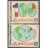 Rep. Dominicana 1637/38 2011 Upaep 100 Años uniendo Culturas MNH