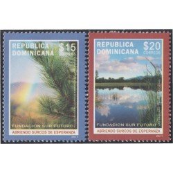 Rep. Dominicana 1631/32 2011 Fundación Sur Futuro Lagunas MNH Rep. Dominicana 1631/32 2011 Fundación Sur Futuro Lagunas MNH