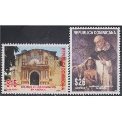 Rep. Dominicana 1624/25 2010 500 Años de los Dominicos en América MNH Rep. Dominicana 1624/25 2010 500 Años de los Dominicos en América MNH